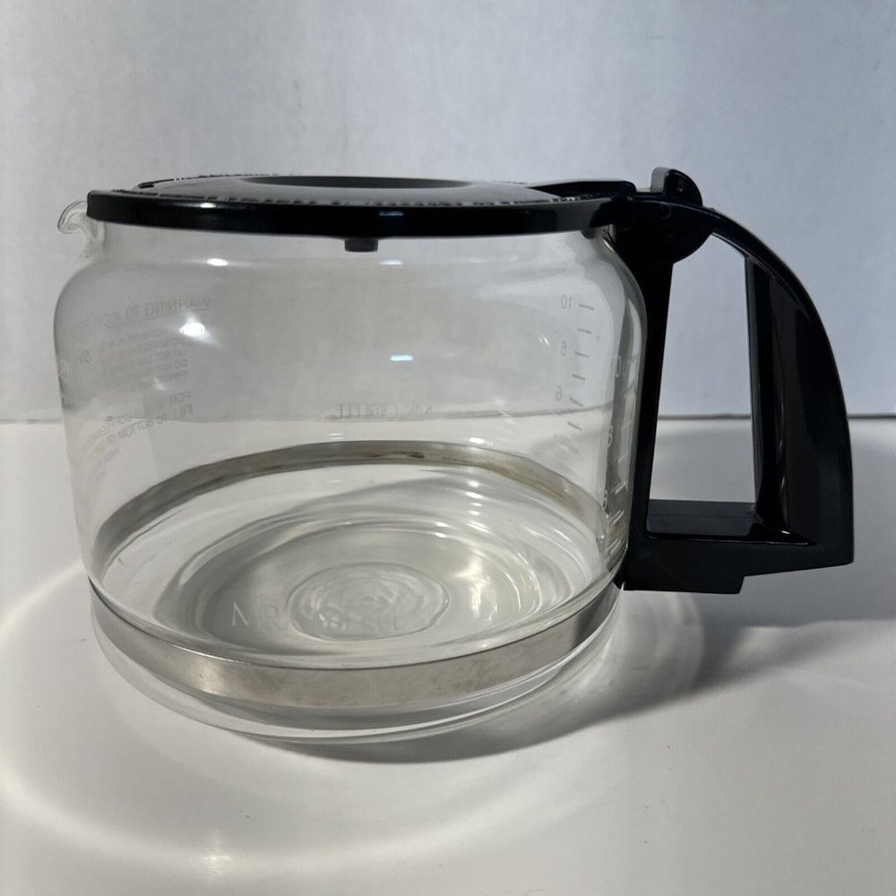 Mr. Coffee 12 Cup Replacement Glass Decanter‎ Carafe. B7